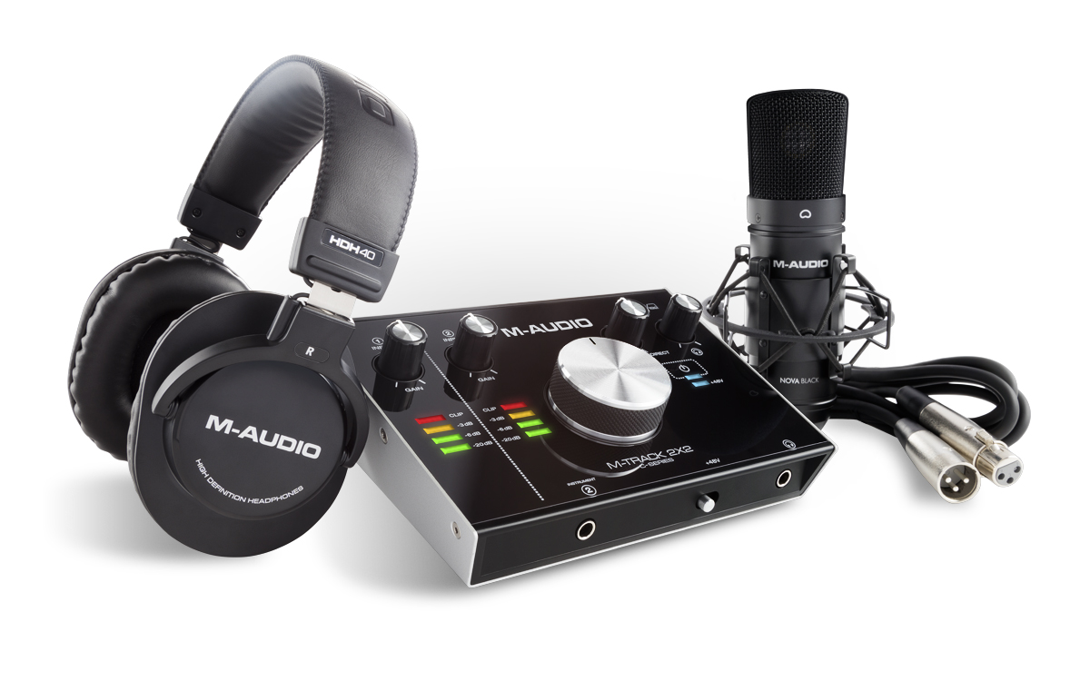 M Audio M Track 2X2 | 2 In / 2 Out 24/192 USB Audio Interface