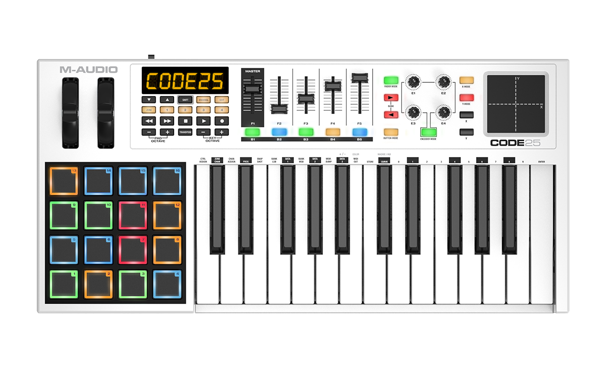 Controlador MIDI Code 61 Black M-Audio / Centro del Sonido